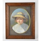 Walter Hunt (1861-1941) British, 'Sonny Jim aged 5' depicting a young child in a summer hat, signed