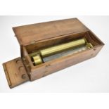 A 19th century Swiss cylinder music box by Ducommun Girod, the comb with full teeth, stamped '