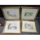 A set of four limited edition signed prints of Marlow