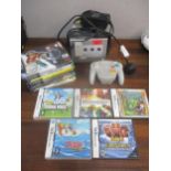 A Nintendo Game Cube with hand console, and a group of games (7), to include Metroid Prime 2 Echoes,
