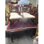 A Victorian mahogany extending dining table with two extra leaves, 77cm h x 154cm w unextended,