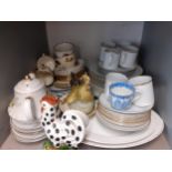 A large quantity of mixed glass, ceramics and ornaments to include a Royal Doulton Juliet part tea