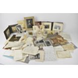 A collection of early 20th century Scottish ephemera to include photographs and letters, some 19th