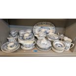 A Furnivals Old Chelsea pattern part dinner and tea service Location: 8.5