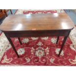 An early 19th/Regency mahogany card table Location: RAM