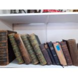 Antiquarian books to include a 19th century The Pilgrims Progress and other works by John Bunyan
