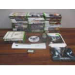 A collection of X-Box 360 computer games to include Dark Souls limited edition, and Top Spin,