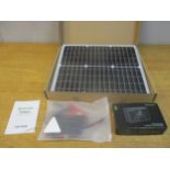 A boxed as new 20w monocrystalline silicon solar panel Location: