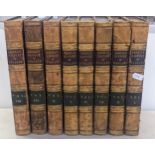 A set of 8 volumes of Cassells History of England Vol I dated 1857 A/F Location: