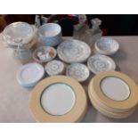 Vintage kitchenware to include an English Ironstone Tableware Ltd part dinner service, a Pagnossin