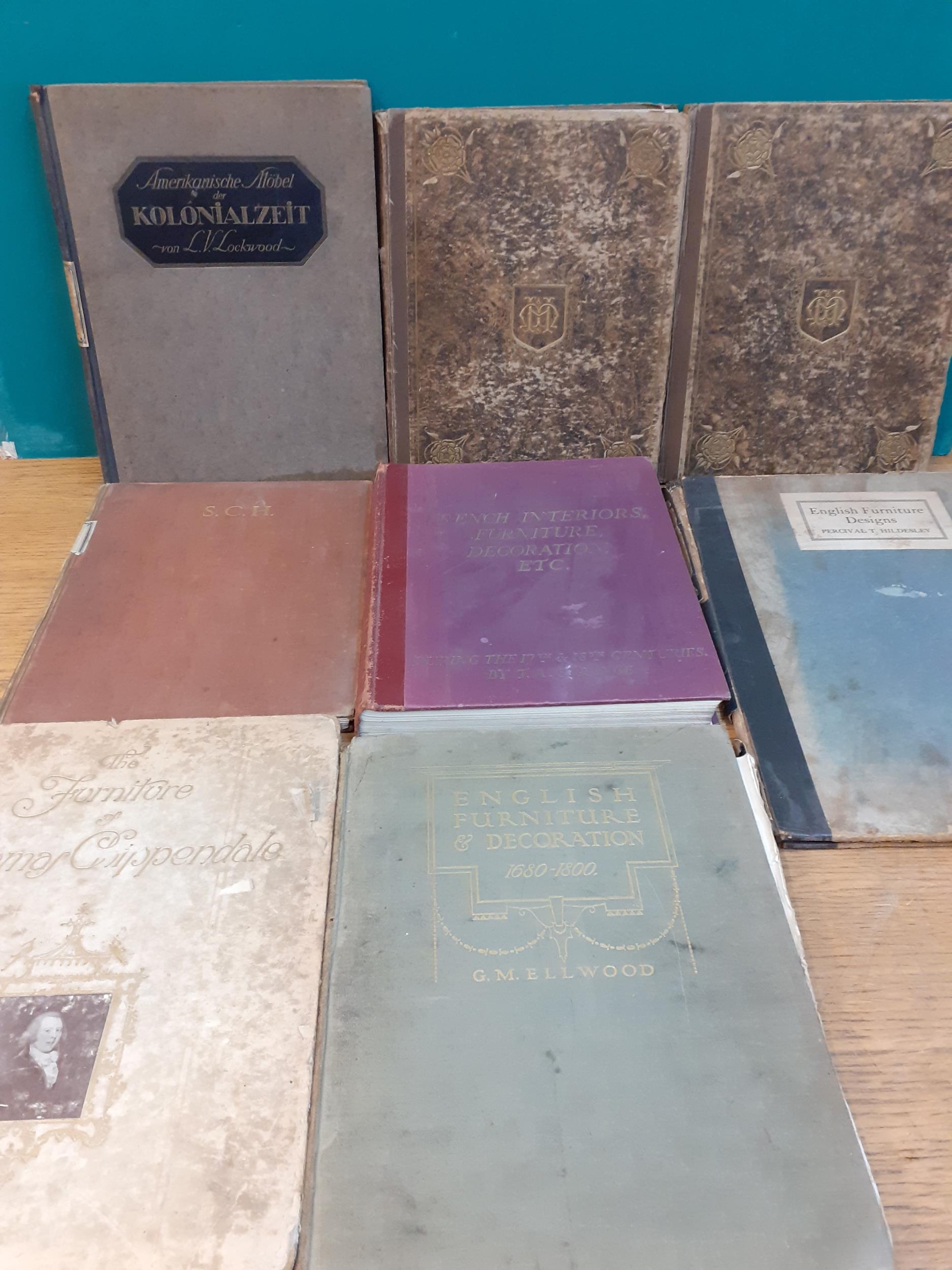 A group of 8 antique furniture reference books to include Parts 2 and 3 of 'A Catalogue and Index of - Bild 3 aus 4