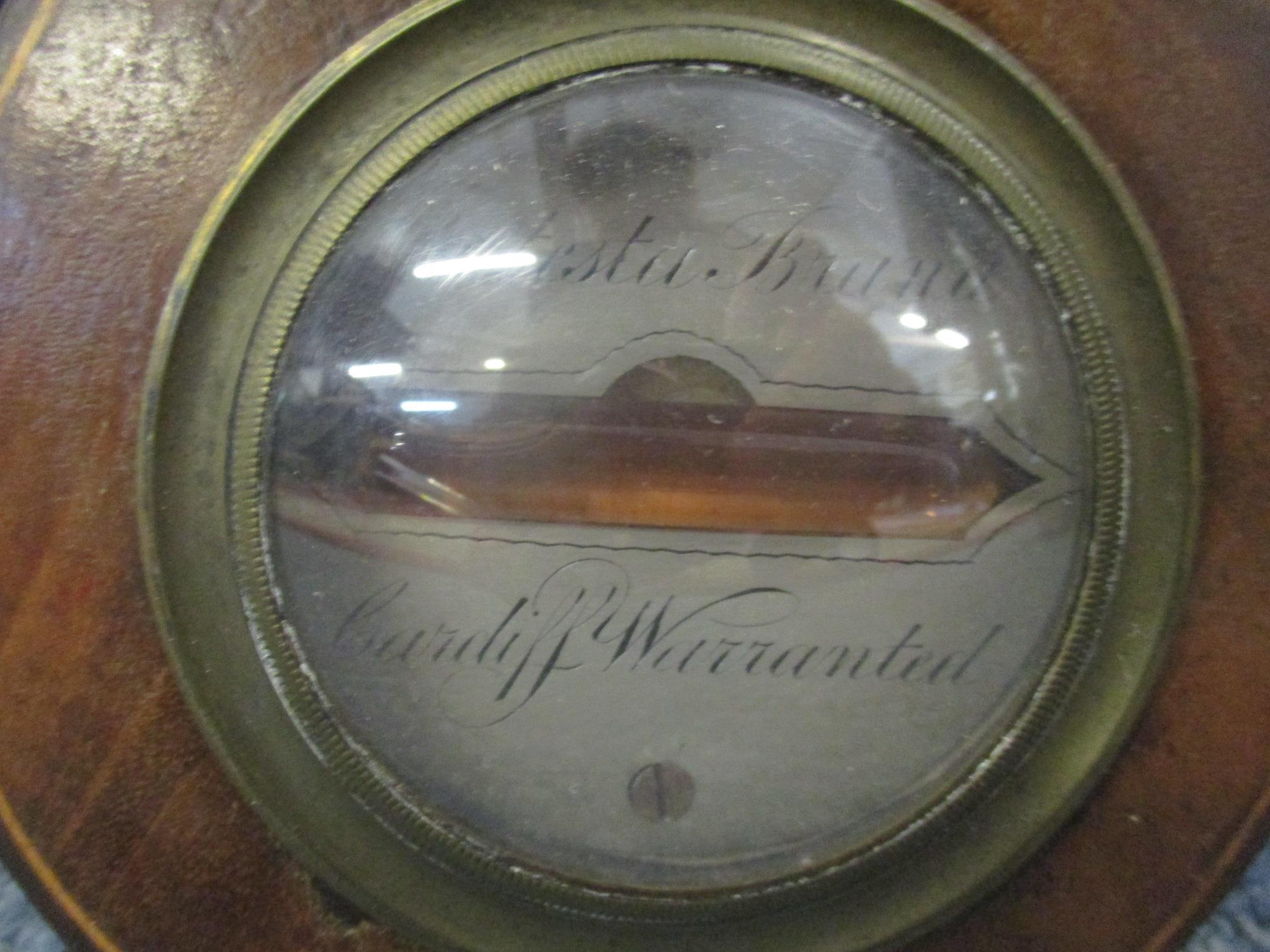 Two barometers to include a Regency example and an Art Nouveau barometer Location: - Bild 2 aus 2