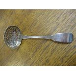 A George III silver sifter spoon, London 1810, mark for Robert Hennell II, weight 41g Location: