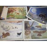 An album of The Enid Blyton Nature Plates, approximately 60 coloured plates Location: