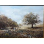 Ted Dyer - Late Summer, oil on canvas, 39cm x 29cm Location: