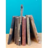 A group of 8 antique furniture reference books to include Parts 2 and 3 of 'A Catalogue and Index of