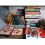 A quantity of 20th Century books to include annuals and Ladybird books together with vintage