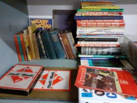 A quantity of 20th Century books to include annuals and Ladybird books together with vintage