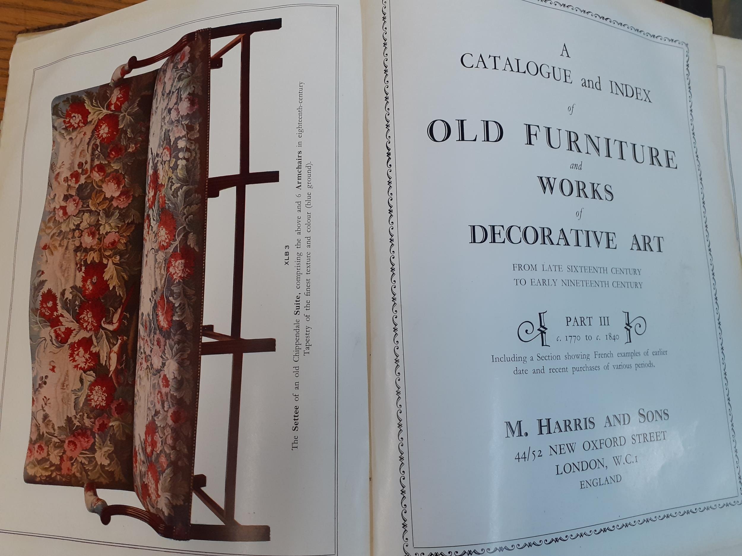 A group of 8 antique furniture reference books to include Parts 2 and 3 of 'A Catalogue and Index of - Bild 4 aus 4