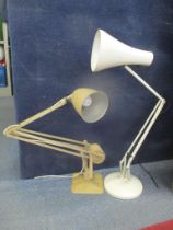 Two vintage lamps to include a Hadrill & Horstmann lamp and an Anglepoise lamp Location: