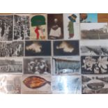 A quantity of 300+ early to late 20th century holiday postcards circa 1902-1970 to include Isle of