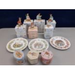 A quantity of Bramley Hedge collectables to include Royal Doulton Bramley Hedge gift collection