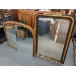 Mixed mirrors to include a 19th century French mirror, bamboo effect mirror and others Location: