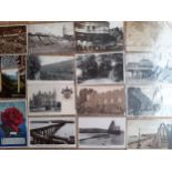 A quantity of early to mid 20th Century postcards of towns and tourist locations beginning with