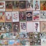 A quantity of early to mid 20th Century postcards to include The Star Series related to cruising and