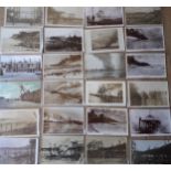 A quantity of early 20th Century postcards of memorable events to include the 1921 Blackpool North