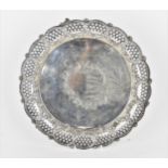 A George V silver salver by Ellis & Co (Ellis Jacob Greenberg), London, 1912, of circular form