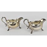 A pair of Victorian silver sauce boats by Thomas Bradbury & Sons (Turner Bradbury), London 1896,