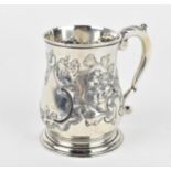 A George II small silver tankard by Robert Albin Cox, London circa 1744-45, date letter J, of