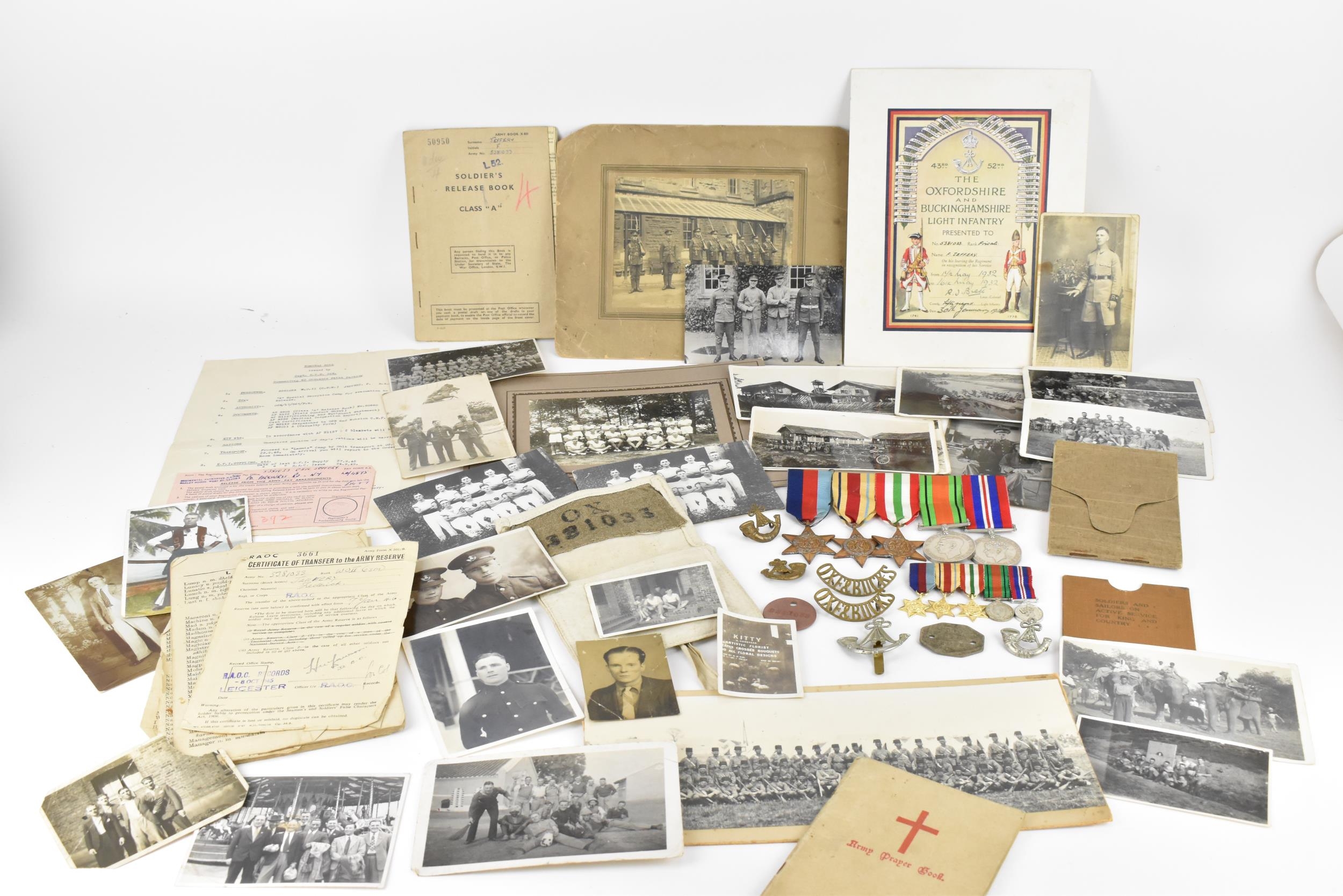 Second World War interest - to include a set of WWII medals comprising of War medal, Defence