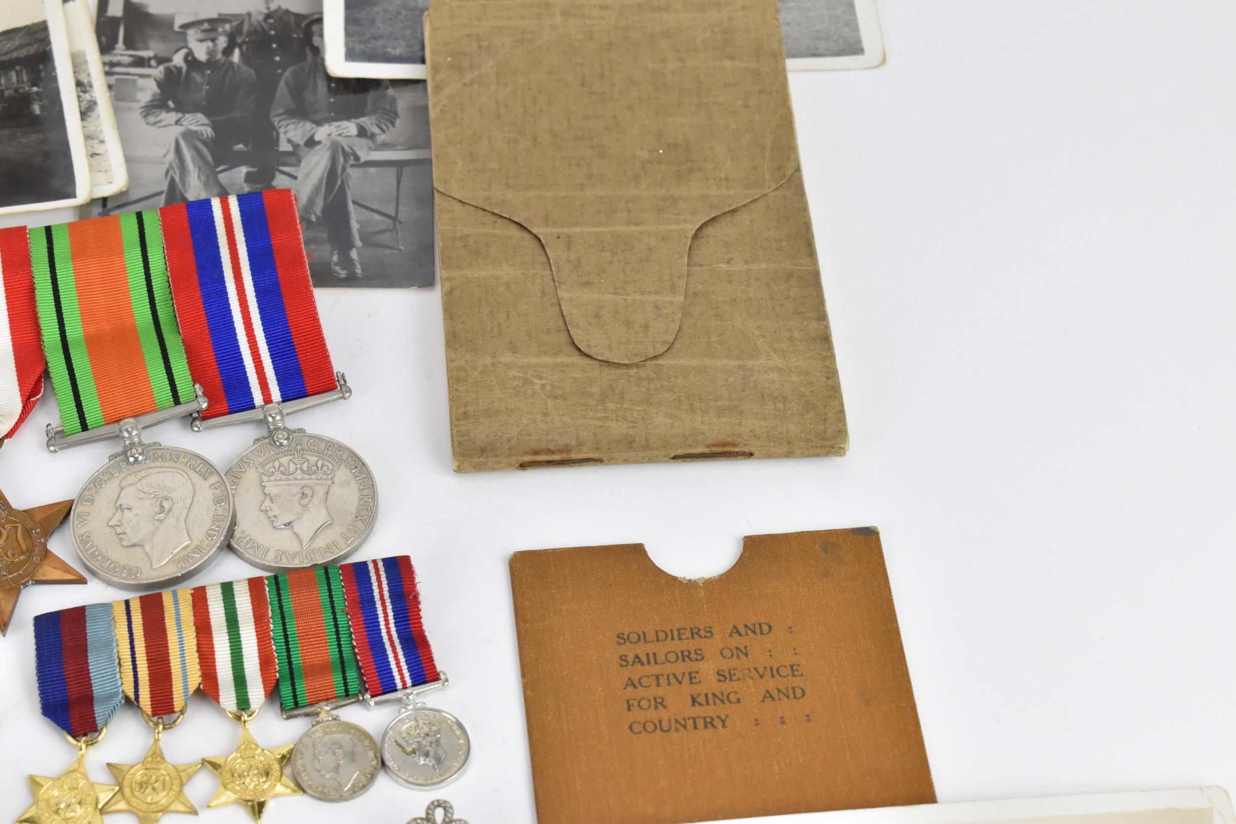 Second World War interest - to include a set of WWII medals comprising of War medal, Defence - Bild 15 aus 15