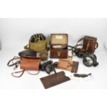 Mixed First World War and later items to include a WWI Lamp Electric Signalling Daylight Mark II