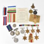 British First and Second World War medals to include British War medal, Victory medals and 1914-15