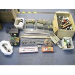 A Triang Hornby 00 gauge model railway set including a boxed R 153 Tolgus Tin Co Loco, carriage,