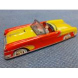 A mid 20th century tin plate toy with model of a driver Location: RWM