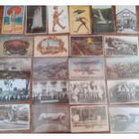 A quantity of early to late 20th century postcards to include Brighton, Brean Sands and Bramber, all