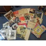 Mixed ephemera to include 1920's newspapers and magazines, motoring and hiking maps, a large