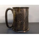 An early 20th century silver Christening mug, hallmarked Birmingham 1901, 85.3g Location: