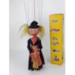 A Pelham puppet 'Witch' in original card box Location: