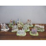 A group of Lilliput Lane cottages, and a Penthouse model cottage Location: