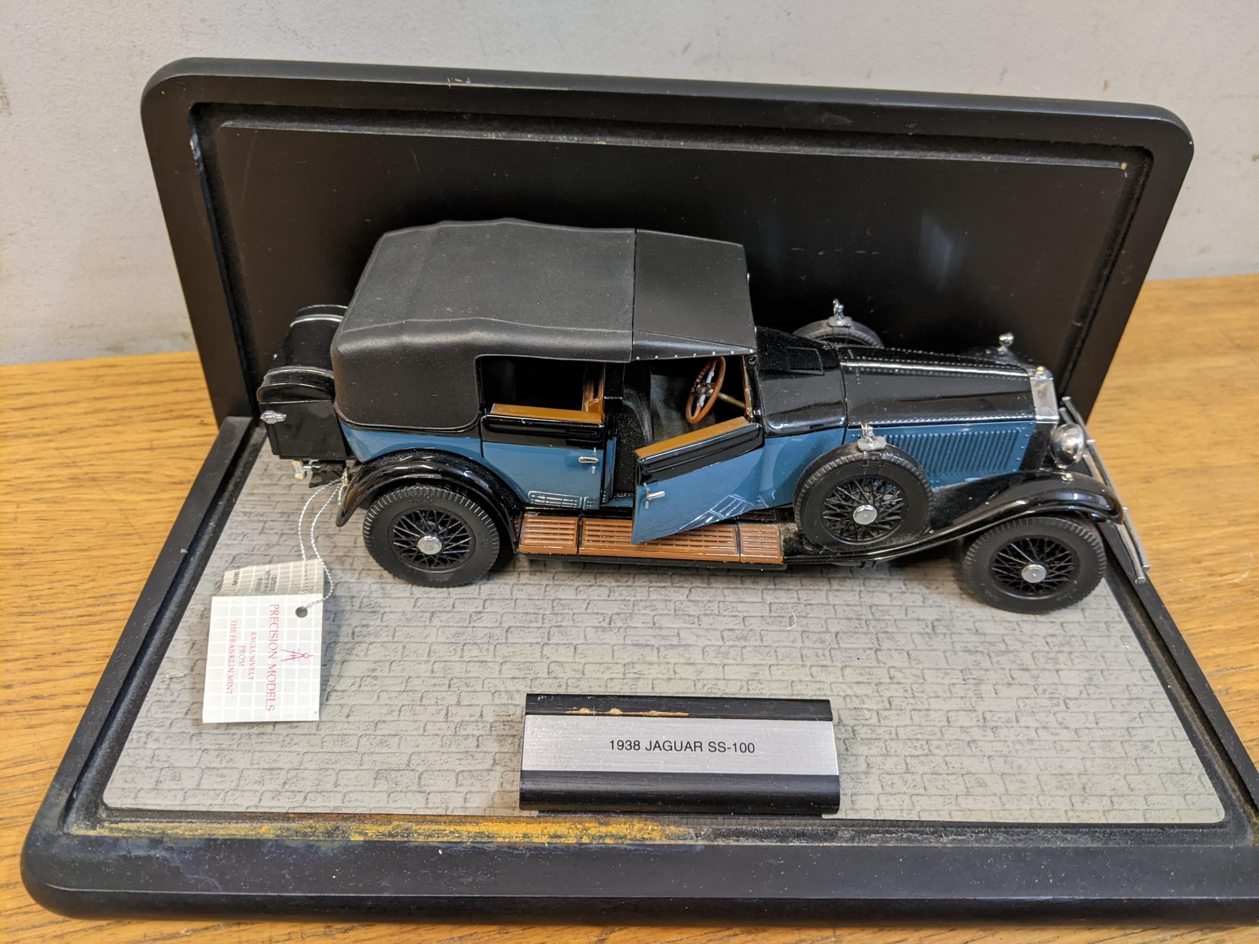 Diecast model vehicles to include a Precision model Jaguar SS100, Lesney, Corgi and other cars - Image 2 of 2