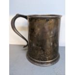 A mid 20th century silver tankard, hallmarked Sheffield 1969, 303g Location: