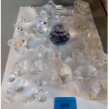 A quantity of crystal ornament to include Swarovski models A/F Location: 9:3