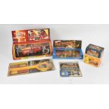 A 1982 Hot Wheels boxed 'Play Settings' Firefighting scene, a Corgi 1001 HCB-Angus Firestreak, along