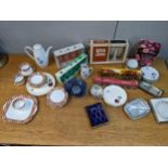 Ceramics, tableware, tea sets and glasses to include Luminarc glasses, a Victorian part tea set