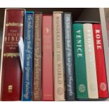 Books - Folio to include Italian Cities by Christopher Hibbert, 3 Book set, 5th printing 2000, and